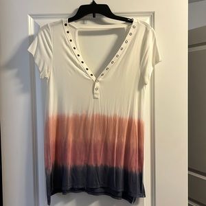 Open Back Super Soft Ombré Tshirt Small American Eagle, Never Worn